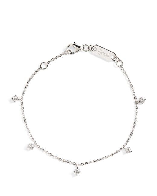 Harrods Metallic And Diamond Bracelet