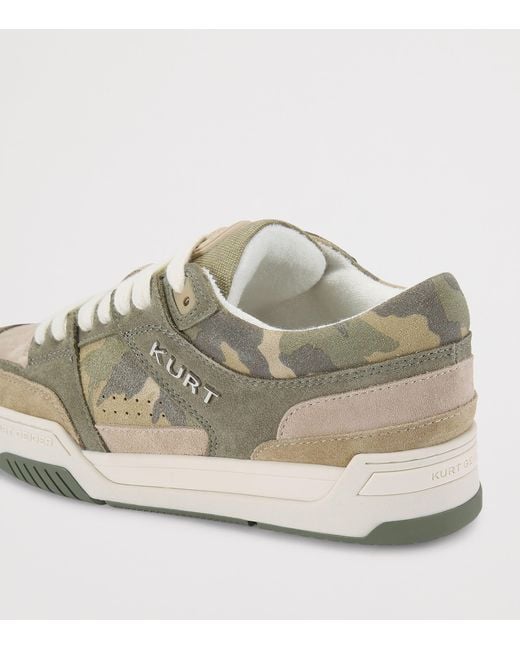 Kurt Geiger Brown Leather Hatton Sneakers for men