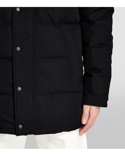 Canada Goose Black Padded Carson Parka Jacket for men