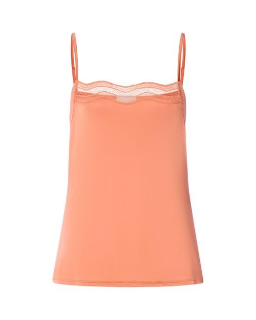 Hanro Pink Square-Neck Cira Pyjama Top