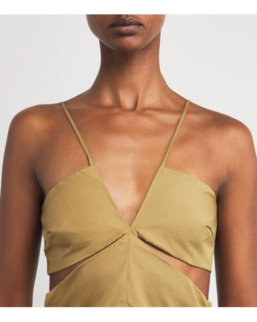 BITE STUDIOS Natural Organic Cotton Aquilone Maxi Dress
