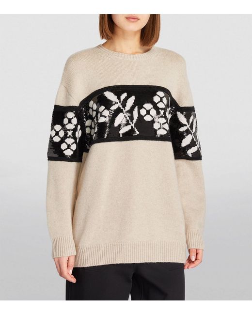 Max Mara Black Wool-cashmere Sweater