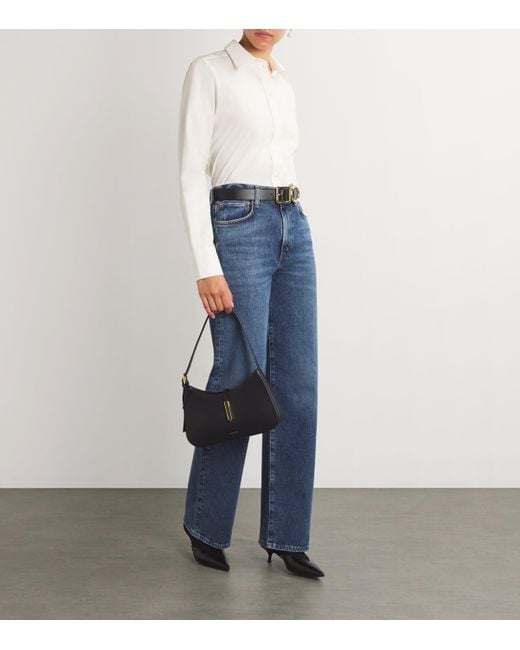 ME+EM White Cotton Travel Layering Shirt