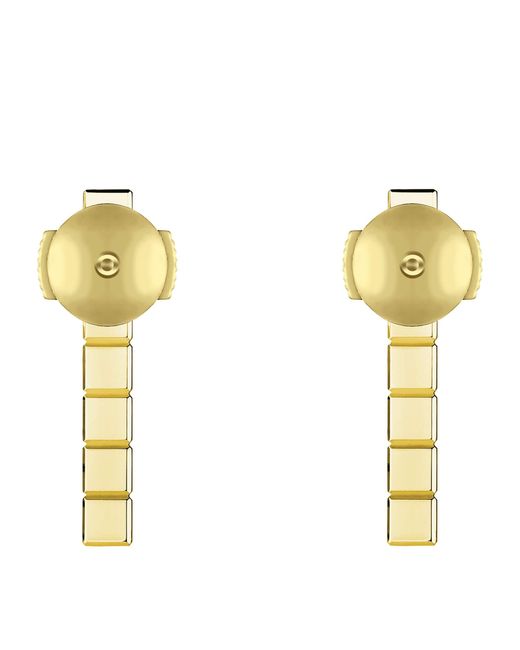 Chopard Metallic And Diamond Ice Cube Earrings