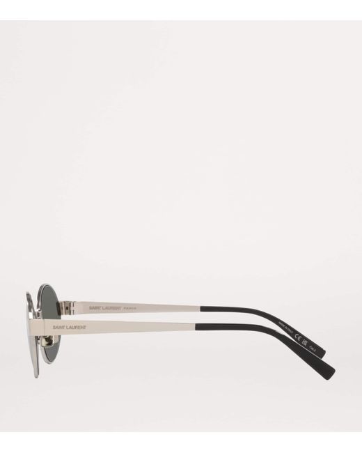 Saint Laurent Gray Metal Sl 692 Sunglasses