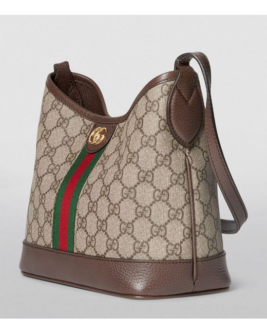 Gucci Gray Mini Ophidia Gg Top-handle Bag