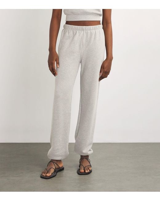 ÉTERNE Gray Cotton-Modal Sweatpants
