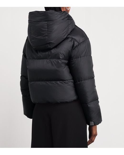 Max Mara Black Reversible Quilted Jacket