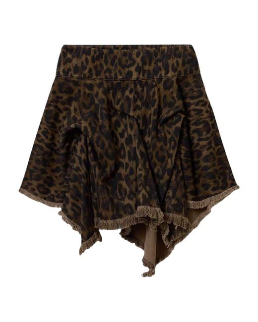AllSaints Black Denim Crissy Mini Skirt