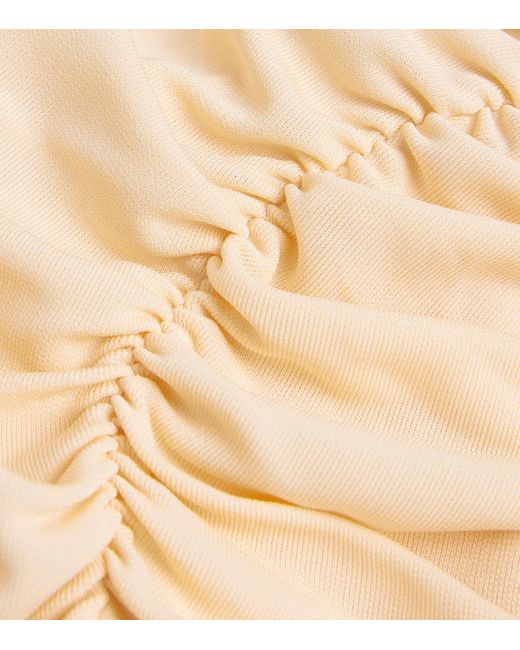 Esse Studios Natural Bonachi Cape Midi Dress
