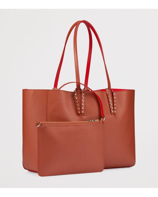 Christian Louboutin Red Cabata Small Calfskin Tote Bag