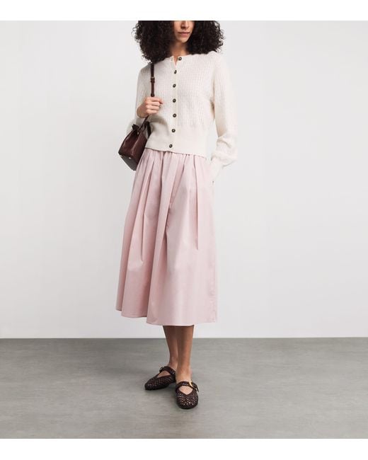 LeKasha White Organic Cotton Gaya Cardigan