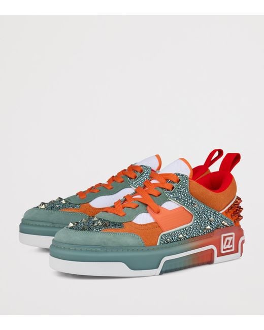 Christian Louboutin Red Astroloubi Sneakers for men