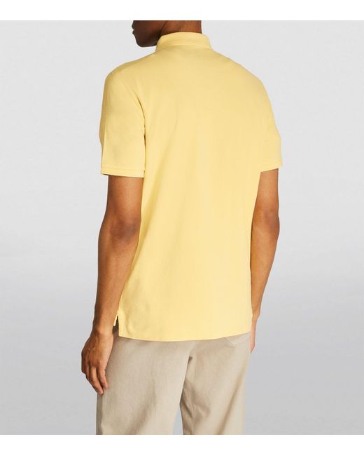 Polo Ralph Lauren Yellow Logo-patch Polo Shirt for men