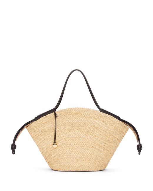 Loewe Large Raffia Paseo Shoulder Bag in Natural | Lyst