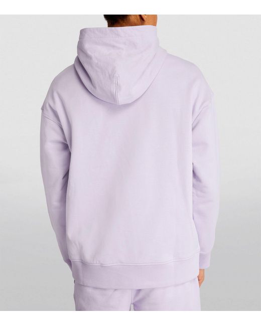 Moose Knuckles Purple Embroidered Hoodie for men