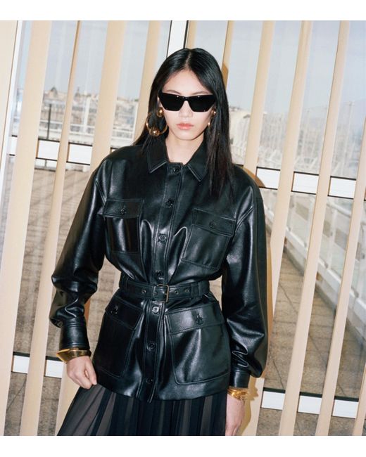 Saint Laurent Black Acetate Sl M103 Sunglasses