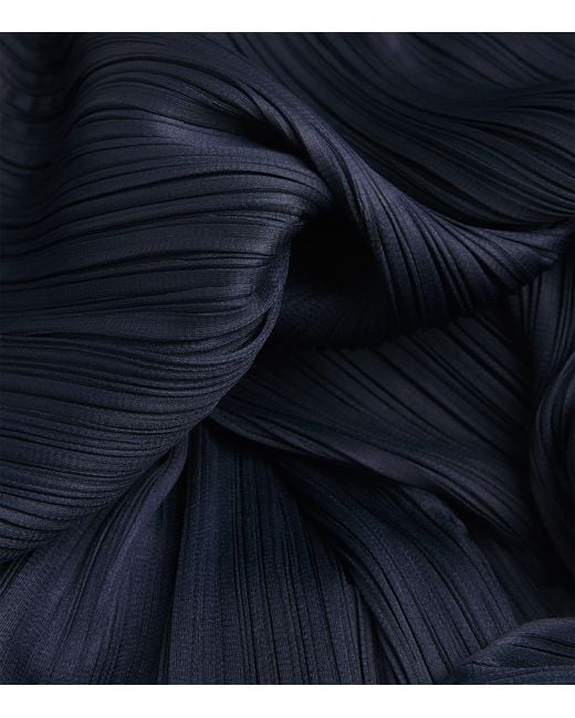 Pleats Please Issey Miyake Blue New Colorful Basics 4 Coat