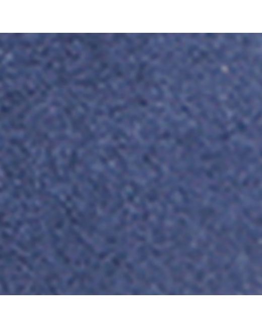 Zegna Blue Suede Triple Stitch Belt for men
