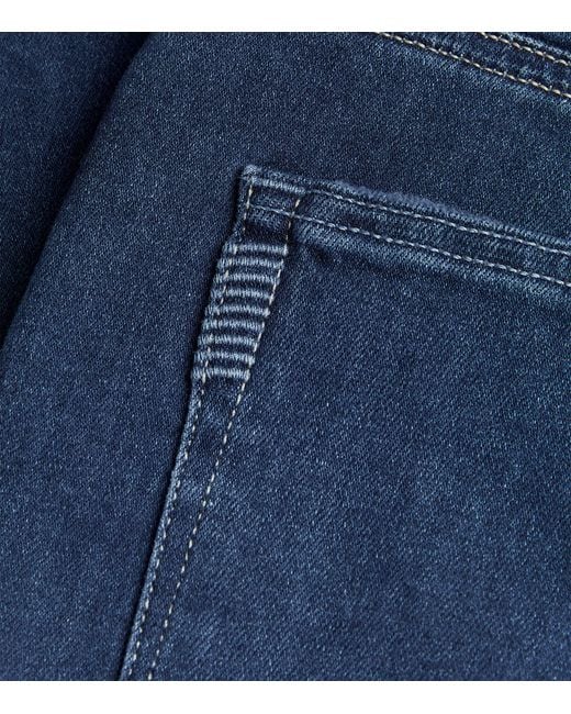 PAIGE Blue Leenah Wide-Leg Jeans