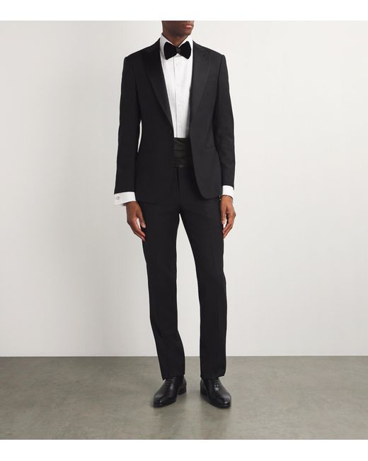 Giorgio Armani Black Silk Cummerbund for men