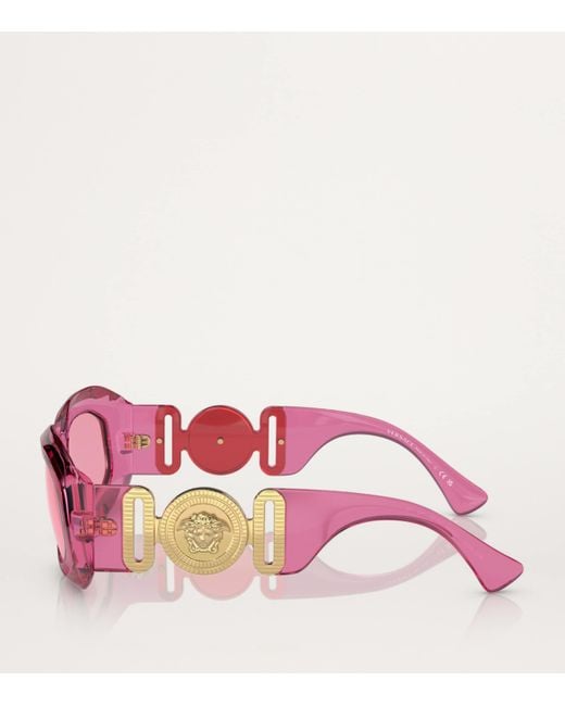 Versace Pink Nylon Sunglasses for men