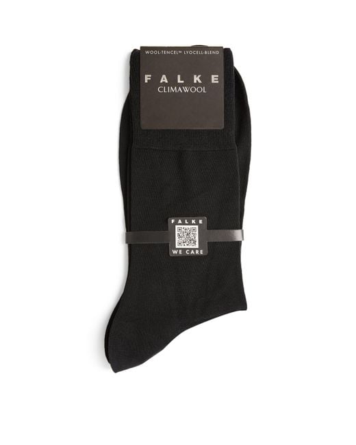 Falke Black Climawool Socks for men