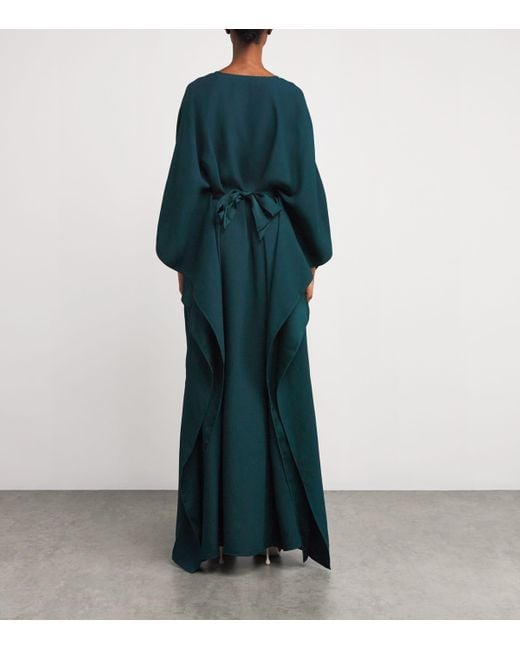 ‎Taller Marmo Green Crepe Obsession Kaftan