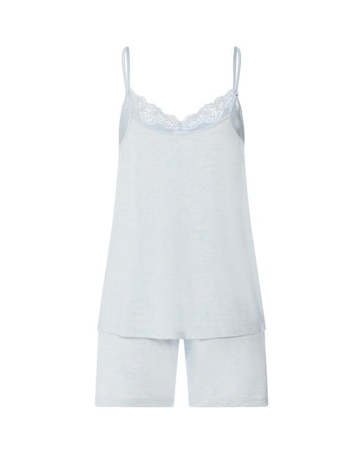 Hanro White Natural Elegance Pyjama Set