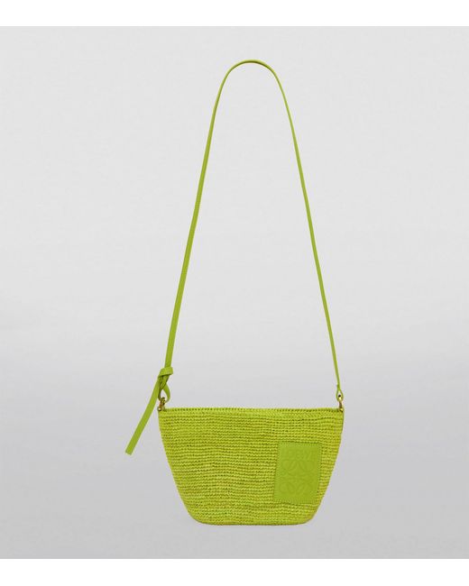 Loewe Green X Paula's Ibiza Slit Pochette Cross-body Bag