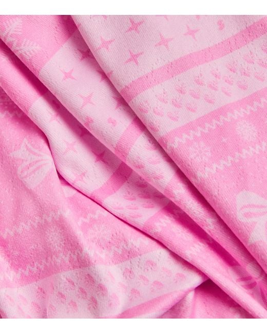 Skims Pink Pointelle Plush Pyjama Trousers