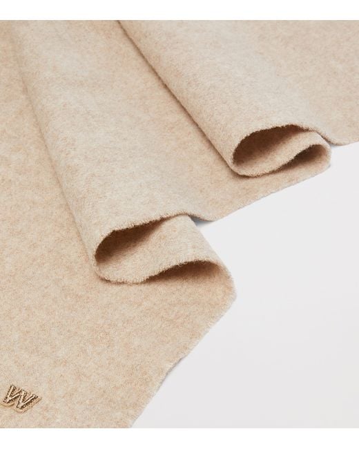Weekend by Maxmara Natural Wool Scarf