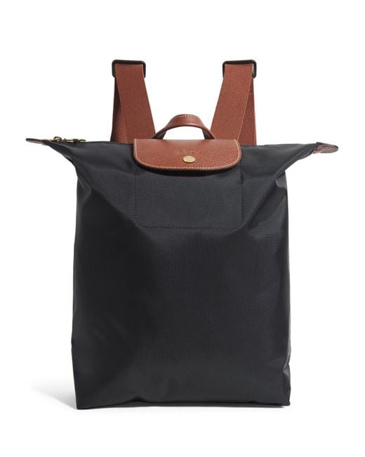 Longchamp Black Medium Le Pliage Original Backpack