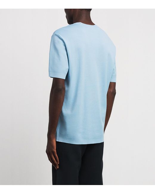 Eton of Sweden Blue Cotton T-Shirt for men