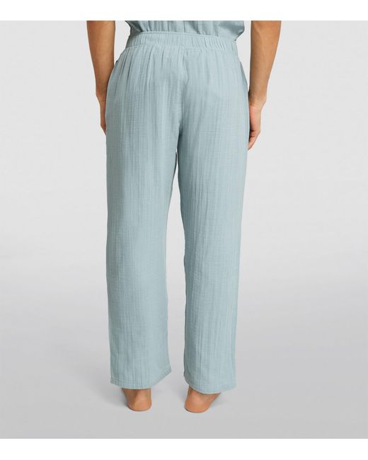 Calvin Klein Blue Pure Texture Pyjama Bottoms for men