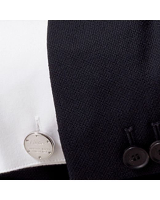 Cartier Metallic Water Resistant Décor Cufflinks for men