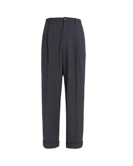 The Row Gray Keenan Pleated Trousers for men