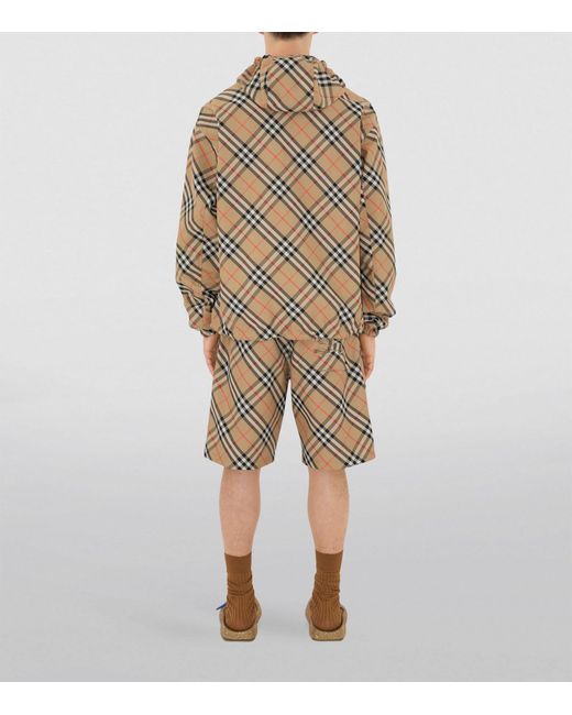 Burberry Brown Reversible Check Jacket for men