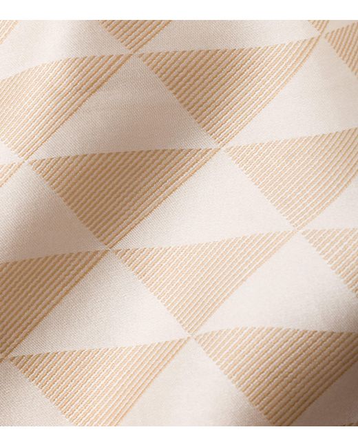 Prada Natural Silk Triangle Scarf