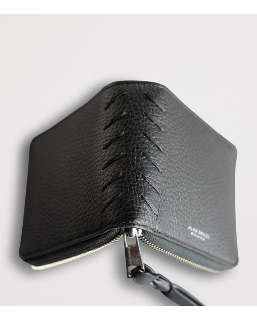 Alan Scott Black Deerskin Wallet for men
