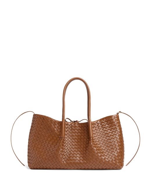 Bottega Veneta Brown Leather Pinacoteca Tote Bag