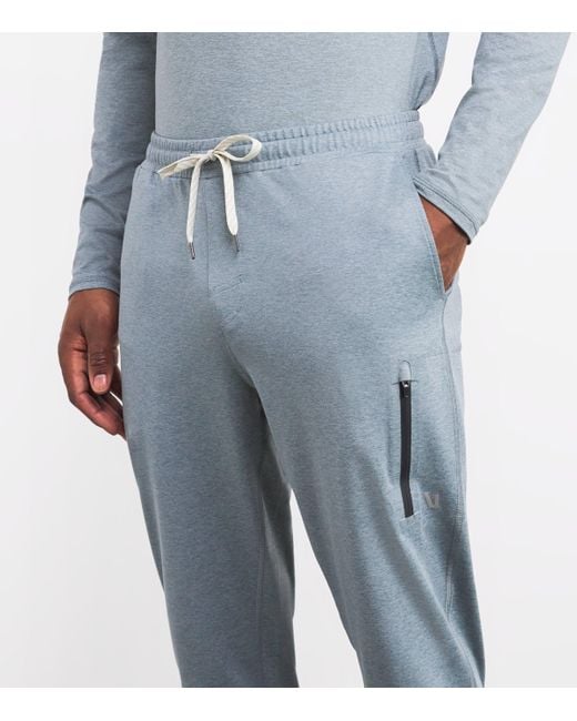 vuori Blue Sunday Performance Track Pants for men