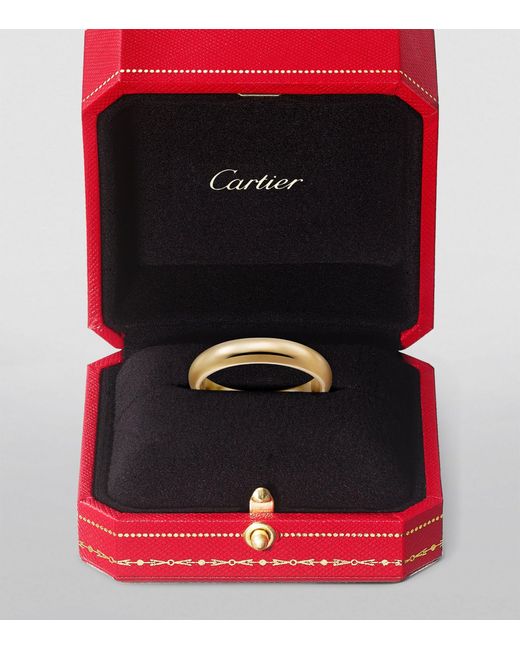 Cartier Brown Yellow Gold 1895 Wedding Ring