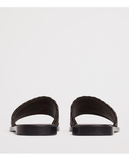 Bottega Veneta Brown Lambskin Elio Mules for men