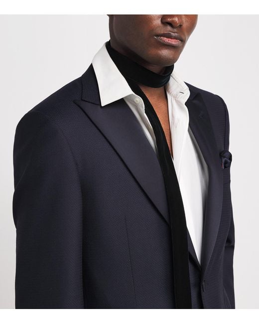 Giorgio Armani Black Velvet Tie for men