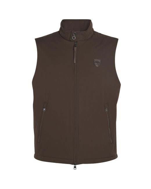 Polo Ralph Lauren Brown Gabardine Logo Gilet for men