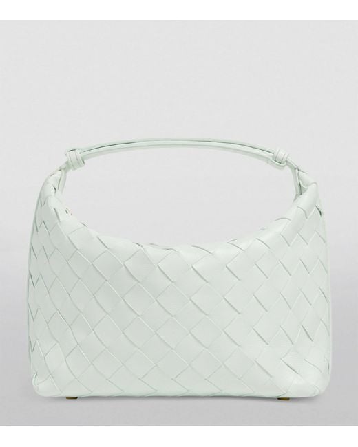Small white store shoulder bag