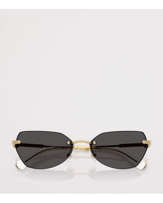 Swarovski Gray Sk7038 Irregular Sunglasses
