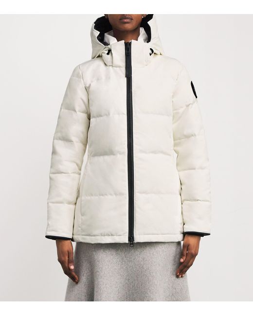 Canada Goose White Down Water-Repellent Chelsea Parka Coat