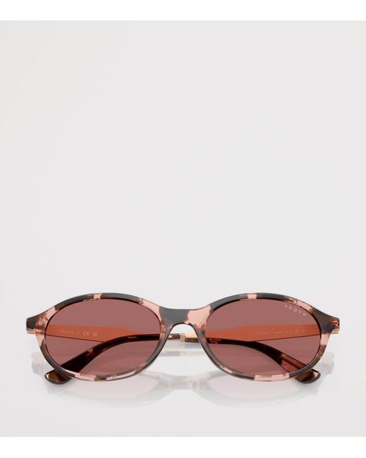Vogue Pink Oval Sunglasses